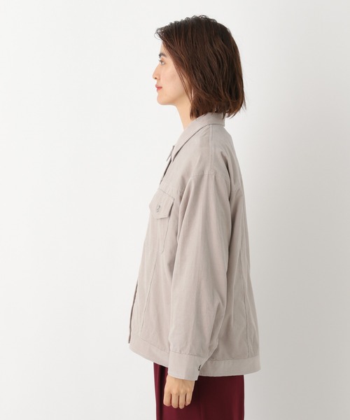 LEPSIM（レプシィム）の「コーデュロイライトジャケット　892712（その他アウター・レディース・マスタード/グレイッシュベージュ・FREE）」の13枚目の写真