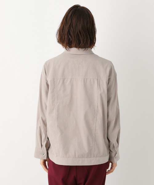 LEPSIM（レプシィム）の「コーデュロイライトジャケット　892712（その他アウター・レディース・マスタード/グレイッシュベージュ・FREE）」の14枚目の写真