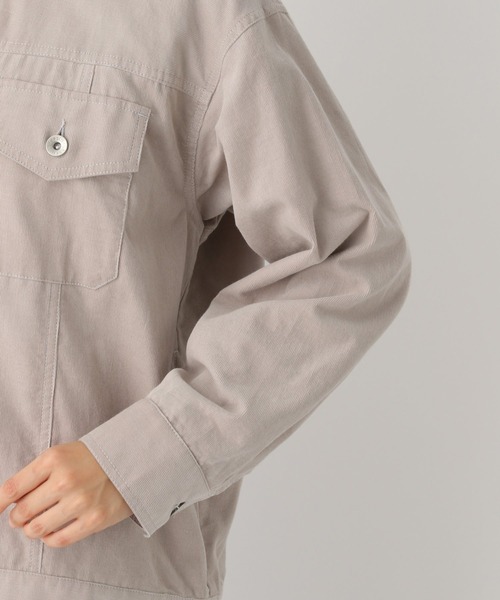 LEPSIM（レプシィム）の「コーデュロイライトジャケット　892712（その他アウター・レディース・マスタード/グレイッシュベージュ・FREE）」の16枚目の写真