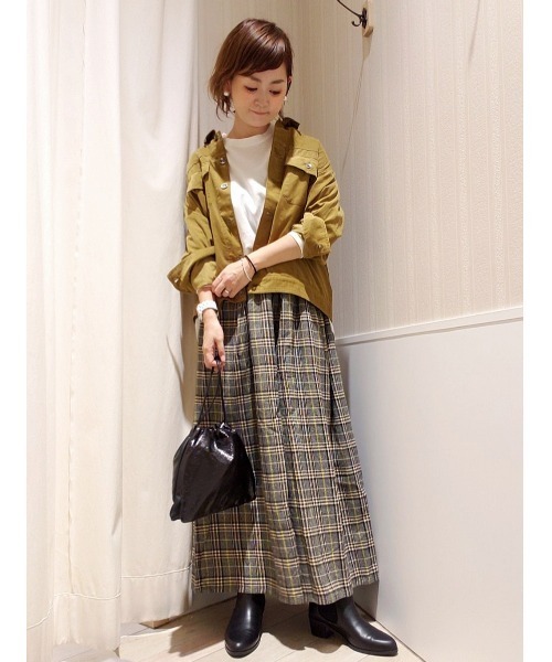 LEPSIM（レプシィム）の「コーデュロイライトジャケット　892712（その他アウター・レディース・マスタード/グレイッシュベージュ・FREE）」の19枚目の写真