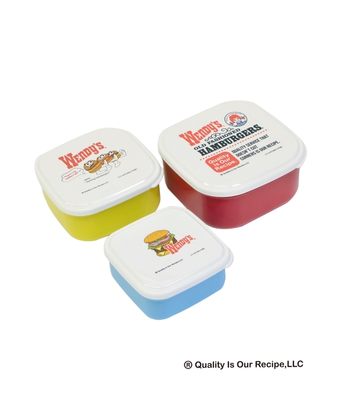 セール】Wendy's (ウェンディーズ) 入れ子ランチタッパー3P（その他