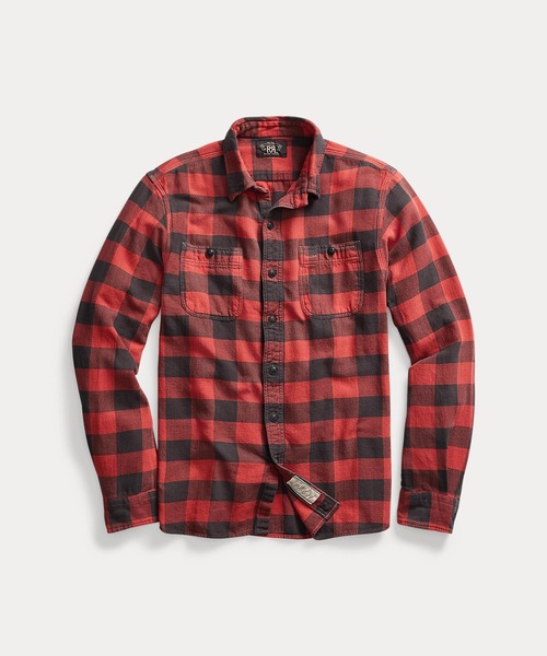 プラッド ツイル ワークシャツ（シャツ/ブラウス）｜RRL（ダブル