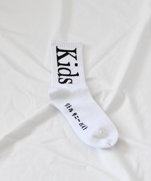 Little sunny bite(リトルサニーバイト)の「【Little sunny bite(リトルサニーバイト)】KIDS SOCKS(ソックス/靴下・レディース・ホワイト/ブラック/レッド・FREE)」の2枚目の写真
