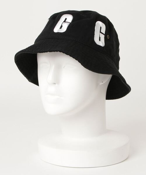 【美品】UGG アグ　ロゴ刺繍 バケットハット　バケハ　帽子 新品 UGG キルテッドロゴ バケットハット ピンク S/M 帽子 アグ