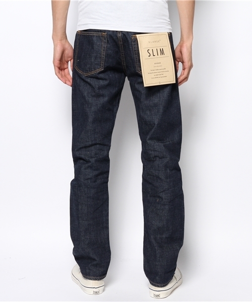 XLARGE(エクストララージ)の「SLIM FIT JEAN(デニムパンツ・メンズ・インディゴブルー/ライトインディゴブルー・32inch/36inch/34inch/30inch)」の4枚目の写真
