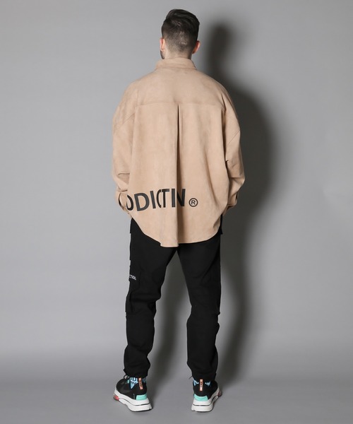 GALLIS ADDICTION（ガリスアディクション）の「GA SUEDE REMAKE SHIRT / スウェード リメイク シャツ（シャツ/ブラウス・メンズ・ブラック/ライトグレー/ベージュ・FREE）」の10枚目の写真