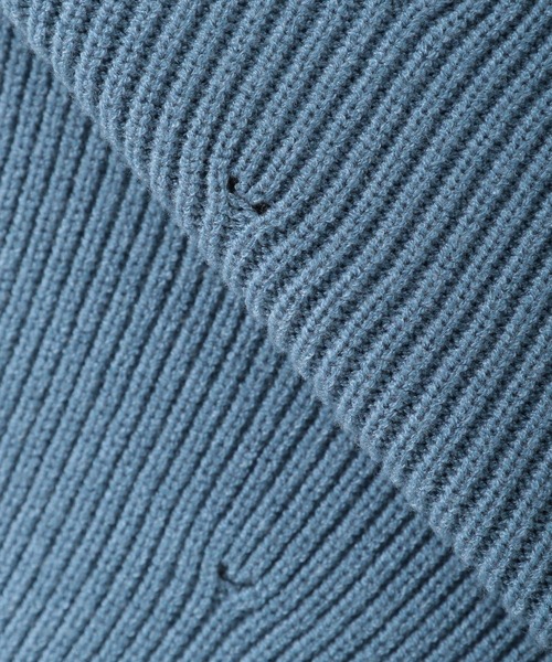 LEPSIM（レプシィム）の「7GルーズVネックニット　923927（ニット/セーター・レディース・ブラック/ベージュ/イエロー/ブルー・FREE）」の13枚目の写真