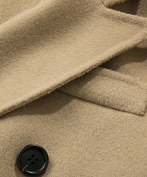 Fano Studios（ファノ ストゥディオズ）の「【Fano Studios】River tailored double-breasted chester coat FD20W183（チェスターコート・レディース・ベージュ・L/M/S）」の11枚目の写真