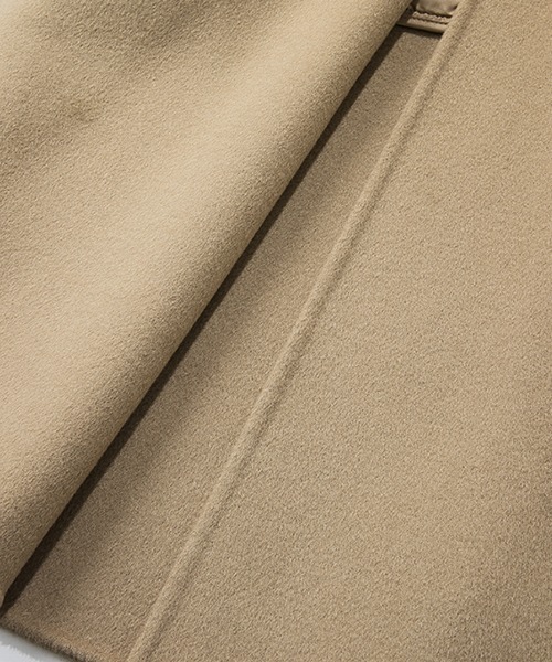 Fano Studios（ファノ ストゥディオズ）の「【Fano Studios】River tailored double-breasted chester coat FD20W183（チェスターコート・レディース・ベージュ・L/M/S）」の13枚目の写真