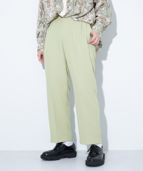 kutir（クティール）の「【春カラー】カラーテーパードパンツ（スラックス・レディース・オレンジ/ブラック/パープル/ライトグリーン/ライトブルー/イエロー・SMALL/MEDIUM/LARGE）」の3枚目の写真