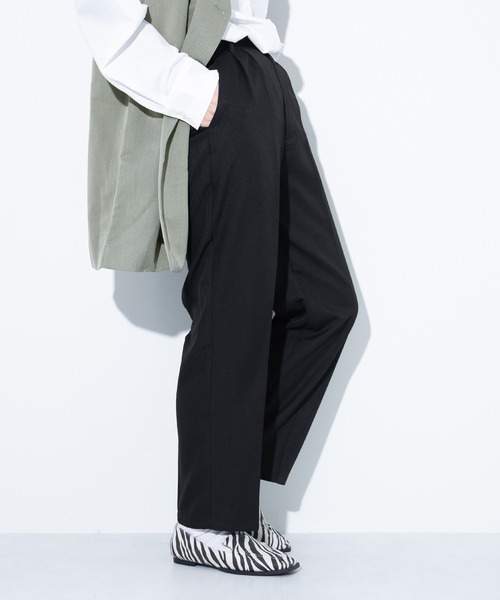 kutir（クティール）の「【春カラー】カラーテーパードパンツ（スラックス・レディース・オレンジ/ブラック/パープル/ライトグリーン/ライトブルー/イエロー・SMALL/MEDIUM/LARGE）」の7枚目の写真