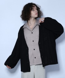 HARE | ボリュームスリーブユルアミニットカーディガン(HARE)(ニット/セーター)