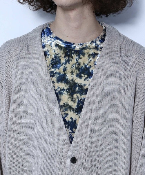 HARE（ハレ）の「ボリュームスリーブユルアミニットカーディガン(HARE)（ニット/セーター・メンズ・ブラック/グレー/ピンク・FREE）」の6枚目の写真