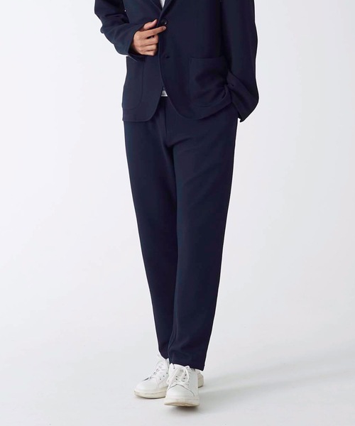 Blue Standard （ブルースタンダード）の「【BLUE STANDARD】ドライワッフルイージーパンツ　ツーマイル/ルームウエアにもおすすめ　制菌/防臭加工  速乾性　セットアップ対応アイテム（スウェットパンツ・メンズ・ブラック/ネイビー/杢グレー・MEDIUM/LARGE/X-LARGE）」の3枚目の写真