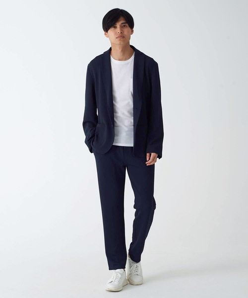 Blue Standard （ブルースタンダード）の「【BLUE STANDARD】ドライワッフルイージーパンツ　ツーマイル/ルームウエアにもおすすめ　制菌/防臭加工  速乾性　セットアップ対応アイテム（スウェットパンツ・メンズ・ブラック/ネイビー/杢グレー・MEDIUM/LARGE/X-LARGE）」の19枚目の写真