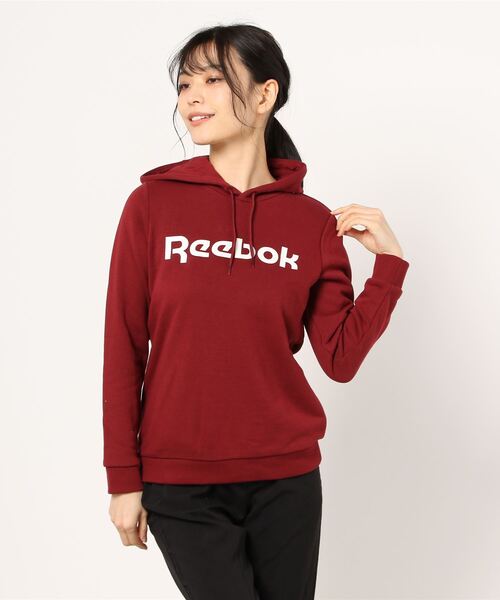 Reebok（リーボック）の「PP W SWT フーディ / PP W SWT HOOD（パーカー・レディース・ブラック/ワインレッド/ピンク・LARGE/X-LARGE/SMALL/MEDIUM）」の3枚目の写真