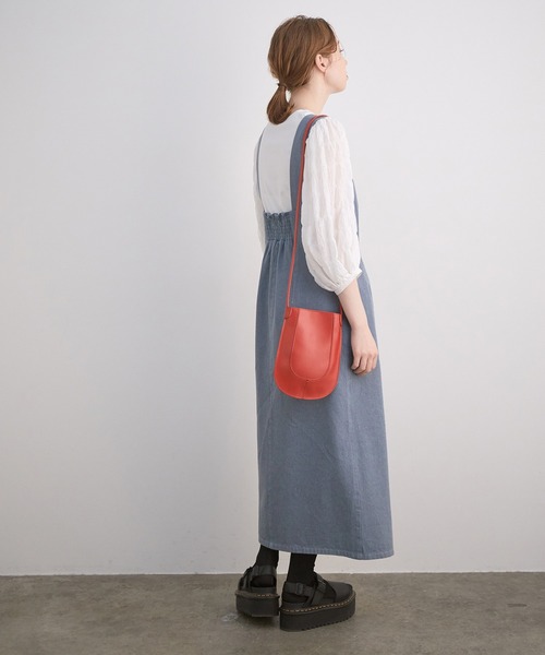 MADEMOISELLE ROPE'(マドモアゼル ロペ)の「【秋まで使える】アップサイクルデニムワンピース(ワンピース・レディース・ブルー・38/36)」の9枚目の写真