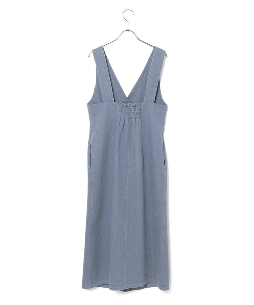 MADEMOISELLE ROPE'(マドモアゼル ロペ)の「【秋まで使える】アップサイクルデニムワンピース(ワンピース・レディース・ブルー・38/36)」の13枚目の写真