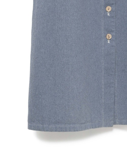 MADEMOISELLE ROPE'(マドモアゼル ロペ)の「【秋まで使える】アップサイクルデニムワンピース(ワンピース・レディース・ブルー・38/36)」の15枚目の写真