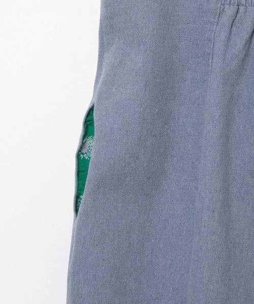 MADEMOISELLE ROPE'(マドモアゼル ロペ)の「【秋まで使える】アップサイクルデニムワンピース(ワンピース・レディース・ブルー・38/36)」の10枚目の写真