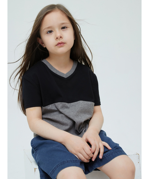 GAP（ギャップ）の「ソフト VネックTシャツ（Tシャツ/カットソー）」 WEAR