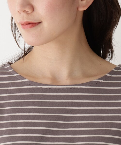 SHOO・LA・RUE（シューラルー）の「◆【S-LL】裾タックプルオーバー（Tシャツ/カットソー・レディース・ブラック/ベージュ/ナチュラル/グレー系その他3/ホワイト系3/ピンク系・01/02/03/04）」の17枚目の写真