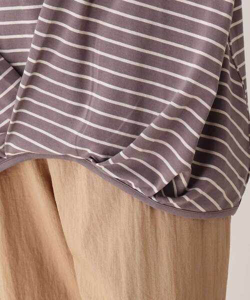 SHOO・LA・RUE（シューラルー）の「◆【S-LL】裾タックプルオーバー（Tシャツ/カットソー・レディース・ブラック/ベージュ/ナチュラル/グレー系その他3/ホワイト系3/ピンク系・01/02/03/04）」の18枚目の写真