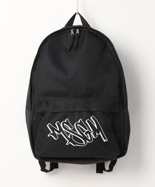 MSGM（エムエスジーエム）の「グラフィティロゴ バックパック