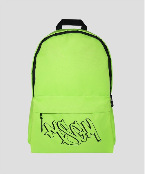 ★MSGM★ロゴプリントバックパック MSGM（エムエスジーエム）の「グラフィティロゴ バックパック