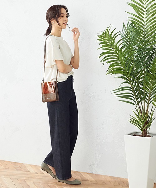 MONO　COMME CA（モノコムサ）の「クリア ミニポシェット（ショルダーバッグ・レディース・ブラック/ブラウン/ベージュ/パイソン・FREE）」の22枚目の写真