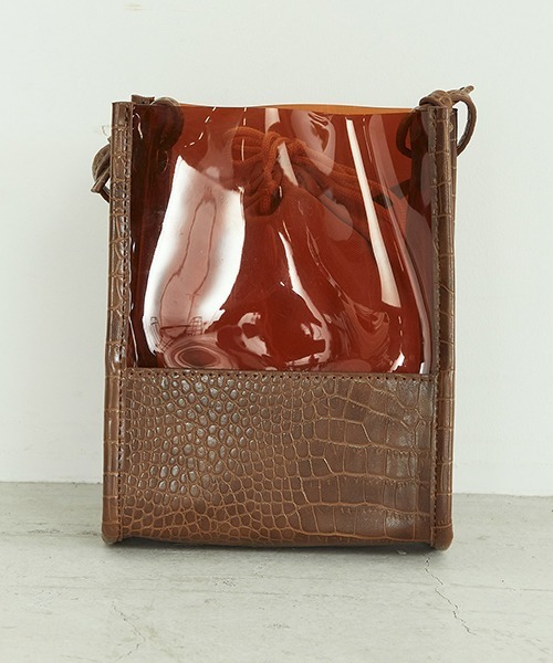 MONO　COMME CA（モノコムサ）の「クリア ミニポシェット（ショルダーバッグ・レディース・ブラック/ブラウン/ベージュ/パイソン・FREE）」の21枚目の写真