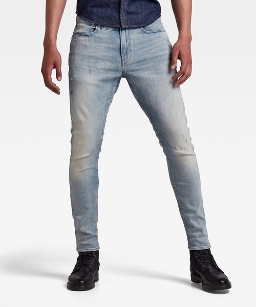 G-STAR（ジースター）の「D-STAQ 3D SLIM JEANS/立体裁断スリムテーパードジーンズ（デニムパンツ・メンズ・インディゴブルー・31/30/32/30/27/30/28/30/29/30/30/30/26/30/36/32/33/32/31/32/28/32/32/32/34/32/27/32/30/32/29/32/34/30/33/30）」の10枚目の写真