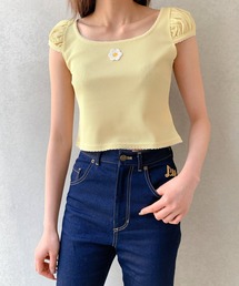 lilLilly | ワッフルミニトップス(Tシャツ/カットソー)