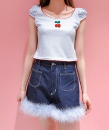 lilLilly | ワッフルミニトップス(Tシャツ/カットソー)