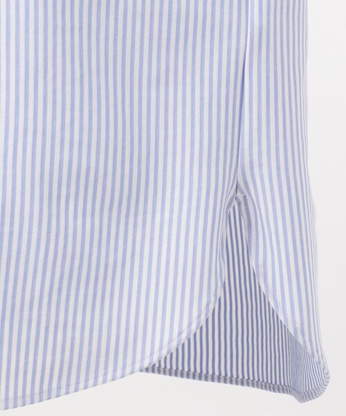 J.PRESS(ジェイプレス)の「【J.PRESS PLUS】シャンブレー ジャージ キャンディーストライプ ドレスシャツ(ビジネスシャツ・メンズ・サックスブルー系1・MEDIUM/LARGE/X-LARGE)」の6枚目の写真
