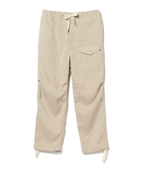 BEAMS LIGHTS（ビームスライツ）の「BEAMS LIGHTS / ドライ タッチ ミリタリーパンツ（カーゴパンツ・メンズ・ベージュ/ネイビー/ブルー・SMALL/MEDIUM/LARGE）」の4枚目の写真