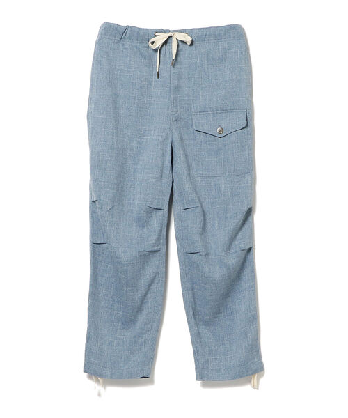 BEAMS LIGHTS（ビームスライツ）の「BEAMS LIGHTS / ドライ タッチ ミリタリーパンツ（カーゴパンツ・メンズ・ベージュ/ネイビー/ブルー・SMALL/MEDIUM/LARGE）」の14枚目の写真