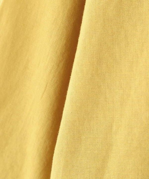 N.（N. Natural Beauty Basic）（エヌエヌナチュラルビューティーベーシック）の「麻混ビッグポケットシャツ（シャツ/ブラウス・レディース・ホワイト/ベージュ/イエロー・MEDIUM）」の19枚目の写真