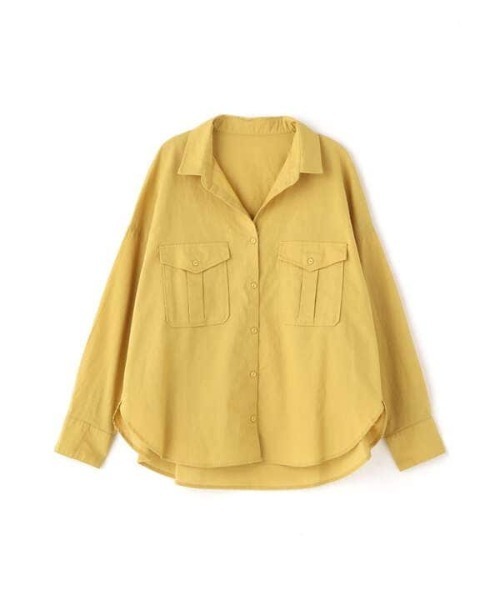 N.（N. Natural Beauty Basic）（エヌエヌナチュラルビューティーベーシック）の「麻混ビッグポケットシャツ（シャツ/ブラウス・レディース・ホワイト/ベージュ/イエロー・MEDIUM）」の18枚目の写真
