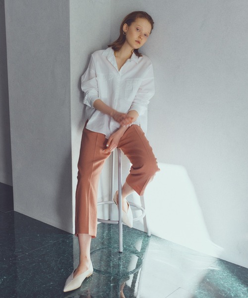 N.（N. Natural Beauty Basic）（エヌエヌナチュラルビューティーベーシック）の「麻混ビッグポケットシャツ（シャツ/ブラウス・レディース・ホワイト/ベージュ/イエロー・MEDIUM）」の21枚目の写真