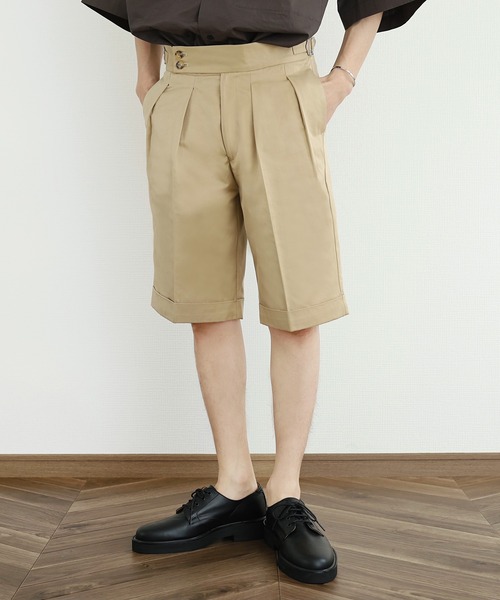 y/m(イム)の「グルカショーツ(その他パンツ・メンズ・ベージュ/キャメル・MEDIUM/LARGE)」の8枚目の写真