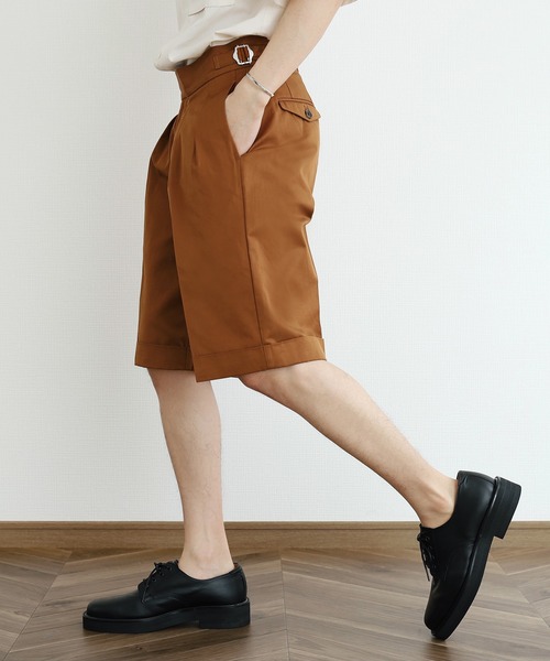 y/m(イム)の「グルカショーツ(その他パンツ・メンズ・ベージュ/キャメル・MEDIUM/LARGE)」の4枚目の写真