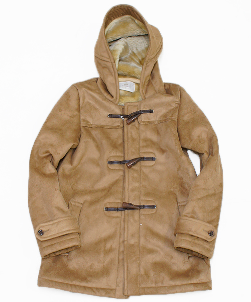 CIAOPANIC（チャオパニック）の「【Ciaopanic】フェイクムートンダッフルコート（ダッフルコート・レディース・ブラック/ベージュ・FREE）」の3枚目の写真