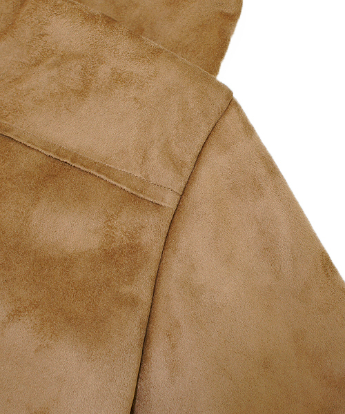 CIAOPANIC（チャオパニック）の「【Ciaopanic】フェイクムートンダッフルコート（ダッフルコート・レディース・ブラック/ベージュ・FREE）」の9枚目の写真