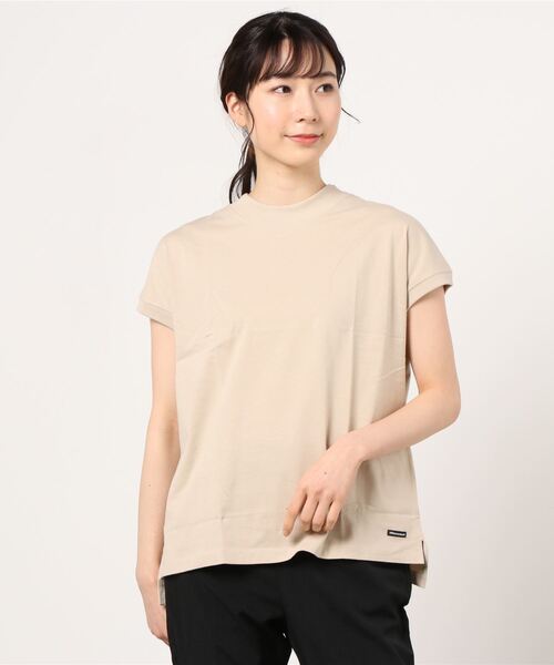 MANASTASH(マナスタッシュ)の「MANASTASH/マナスタッシュ SHELTECH FRENCH TEE シェルテック フレンチスリーブT(Tシャツ/カットソー・レディース・ホワイト/ブラック/ベージュ/カーキ/その他・FREE)」の4枚目の写真