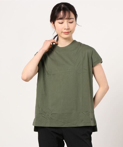 MANASTASH(マナスタッシュ)の「MANASTASH/マナスタッシュ SHELTECH FRENCH TEE シェルテック フレンチスリーブT(Tシャツ/カットソー・レディース・ホワイト/ブラック/ベージュ/カーキ/その他・FREE)」の1枚目の写真