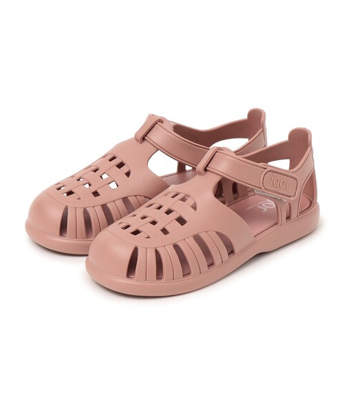 igor(イゴール)の「igor:12~18cm / TOBBY SOLID(サンダル・キッズ・オリーブ/ネイビー/ピンク/ブラウン系/アイボリー/ライトグリーン/ベビーピンク/オレンジ/ラベンダー/シルバーグレー・12/13/14/15 /16/17/18)」の8枚目の写真