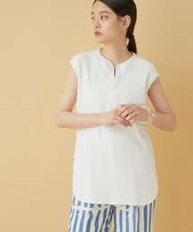 ADAM ET ROPE' | スリーブレスリブプルオーバー(Tシャツ/カットソー)