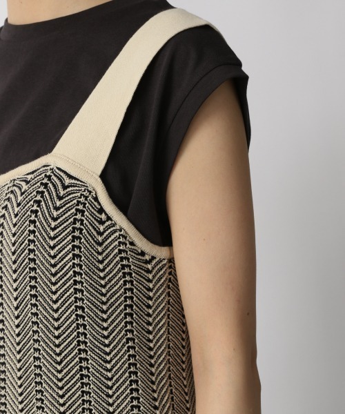 LOWRYS FARM（ローリーズファーム）の「フリンジビスチェ　947813（ベスト・レディース・ブラック/イエロー/アイボリー・FREE）」の15枚目の写真