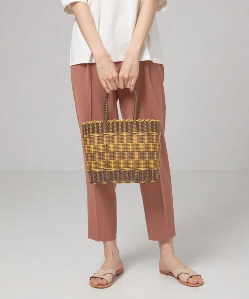 THE STATION STORE（ザ ステーション ストア）の「＜SSCONI＞ バスケット バッグ（かごバッグ・レディース・ブラック/ダークブラウン/ピンク・FREE）」の13枚目の写真